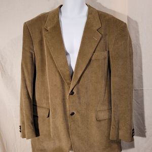 Calvin America Olive Green Corduroy Blazer Sport Coat